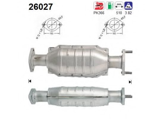AS 26027 Catalytic Converter